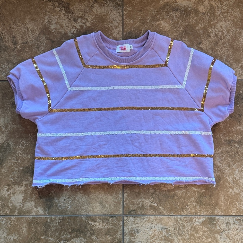 Purple & Gold Top